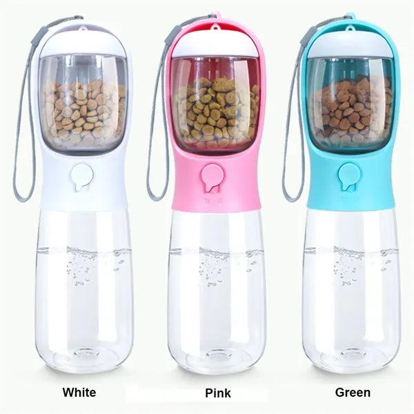 2 In 1 Portable Pet Water Bottle