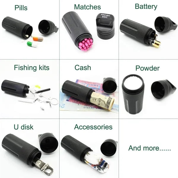 EDC MIni Sealable Outdoor Survival Storage