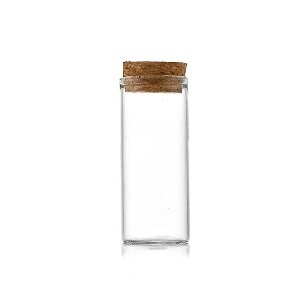 25ml 30mm Straight Mouth Glass Bottle with Wooden Cork