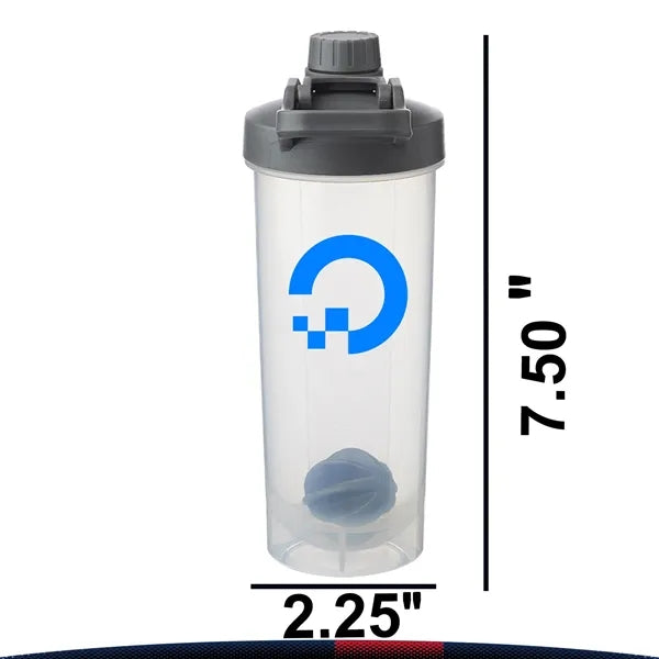 Casful Plastic Shaker Bottle - 24 OZ.
