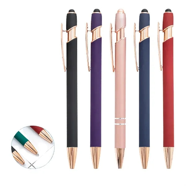Metal Ballpoint Pens w/ Stylus