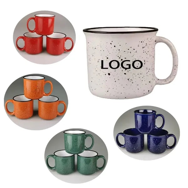 Ceramic Campfire Coffee Mug Durable Thick Cup