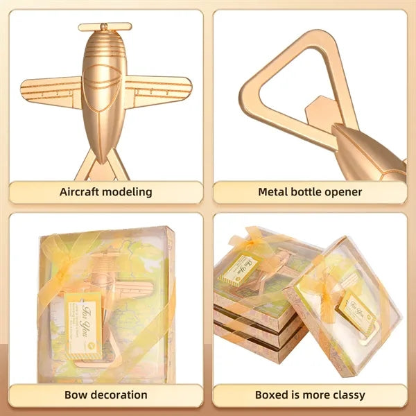 Aircraft Appearance Bottle Opener For Wedding Party Favor