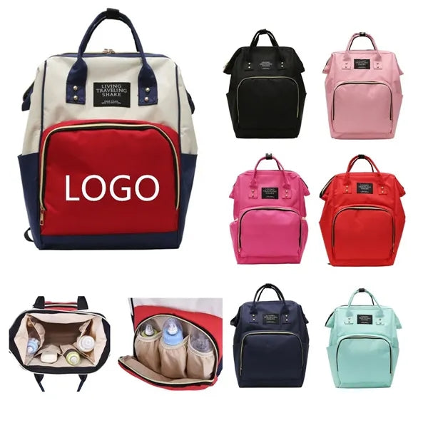 Multi-function Large Capacity Mummy Bag Diaper Backpack