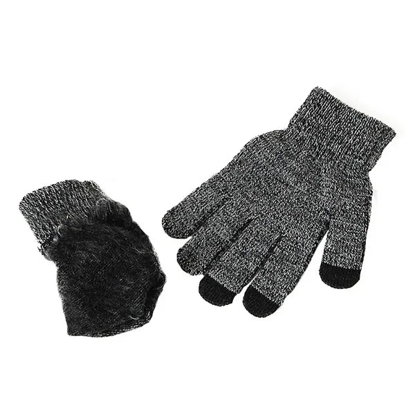 3-Pieces Winter Hat Scarf and Touch Screen Gloves