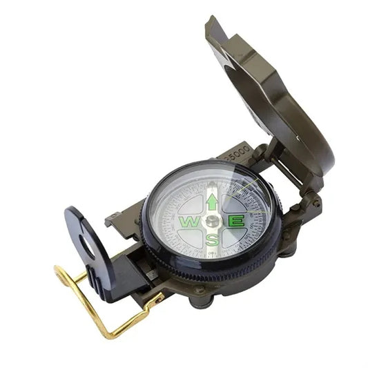Foldable Compass Lensatic Survival Pocket Tool