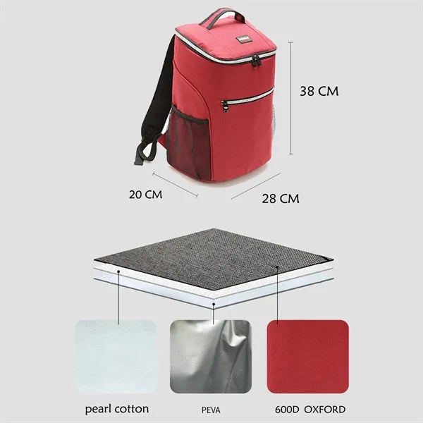 Lightweight Insulated Leak-Proof Cooler Backpack