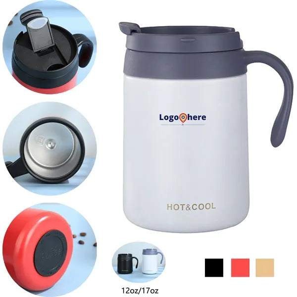 Insulated Coffee Mug With Handle