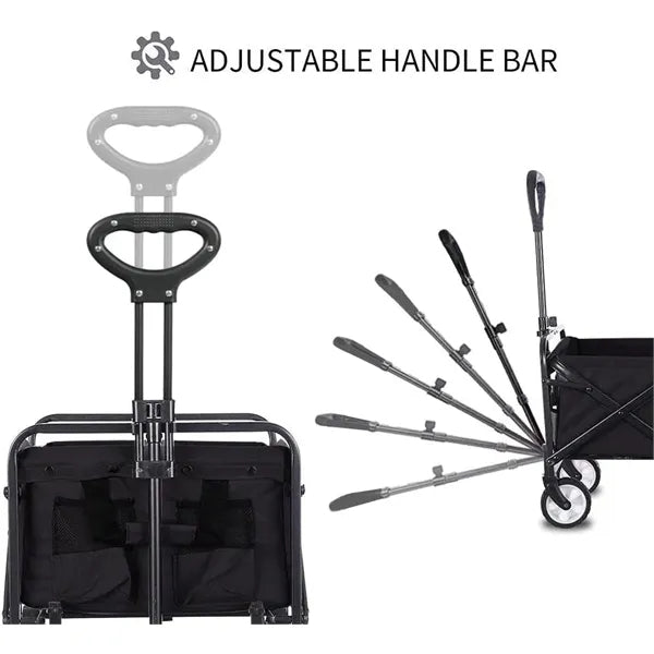 Outdoor Folding Utility Wagon Cart
