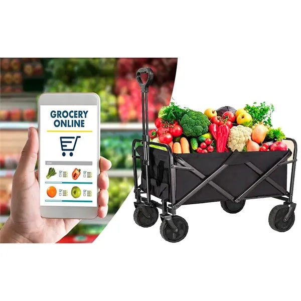 Large Capacity Collapsible Folding Utility Wagon