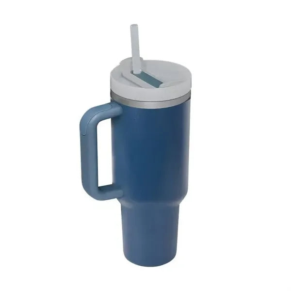 40oz Portable Car Tumbler With Handle And Straw