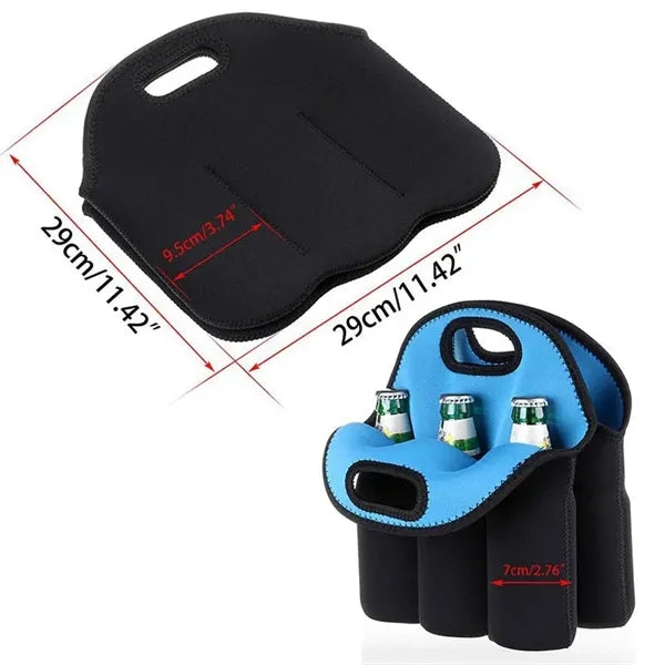 Six Pack Bottle Can Tote Bag Cooler