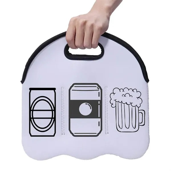 Six Pack Bottle Can Tote Bag Cooler