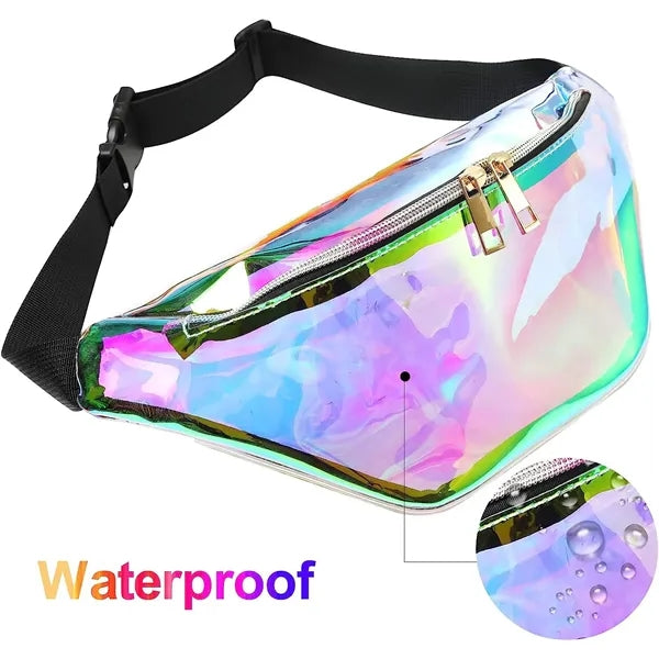 PVC Holographic Fanny Pack Stadium Approved