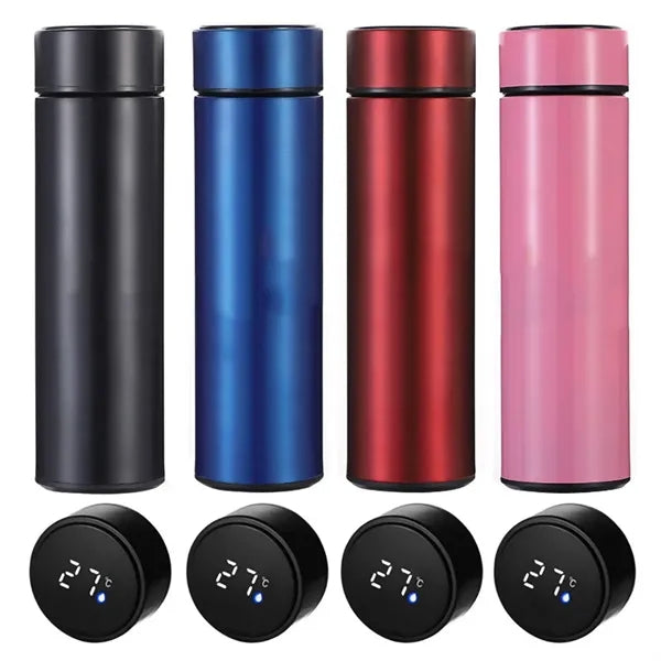 Smart Water Bottle with LED Temperature Display
