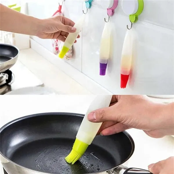 Silicone Cooking Barbecue Baking Grill Oil Bottle Brush