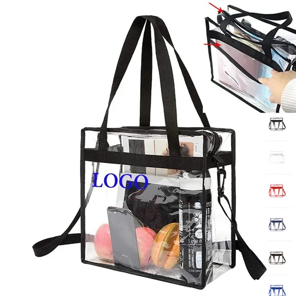 Stadium Messenger Shoulder Clear Tote Bag