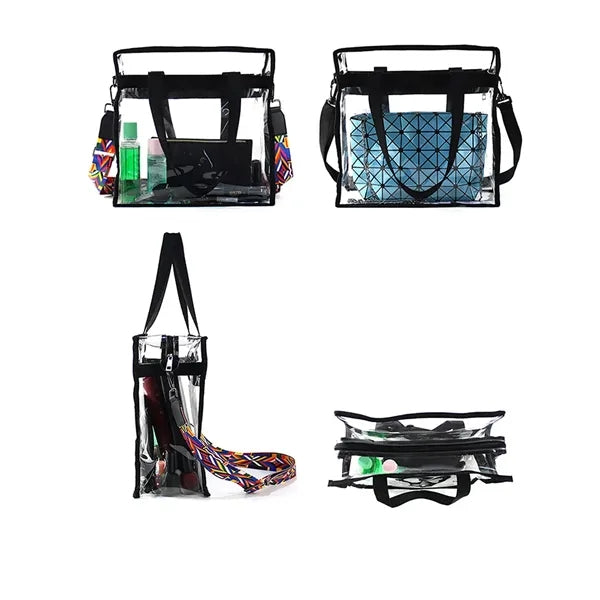 Stadium Messenger Shoulder Clear Tote Bag