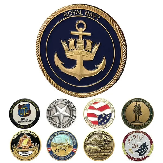 1 3/4" Custom Challenge Coin for Decision Token Sport Event