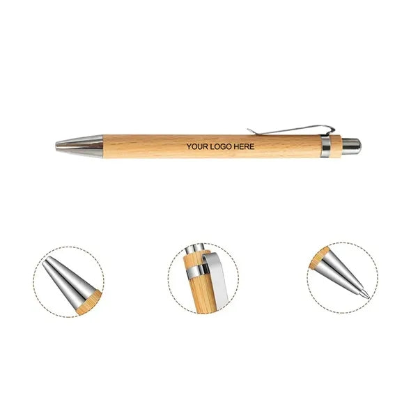 Bamboo Click Pens
