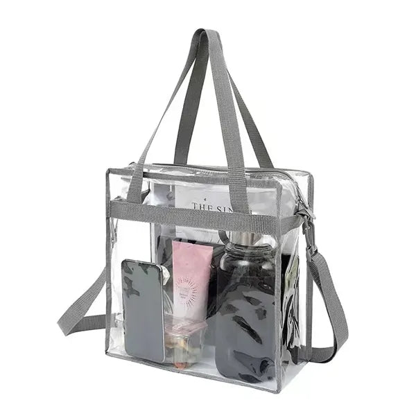 Clear Tote Bag With Zipper