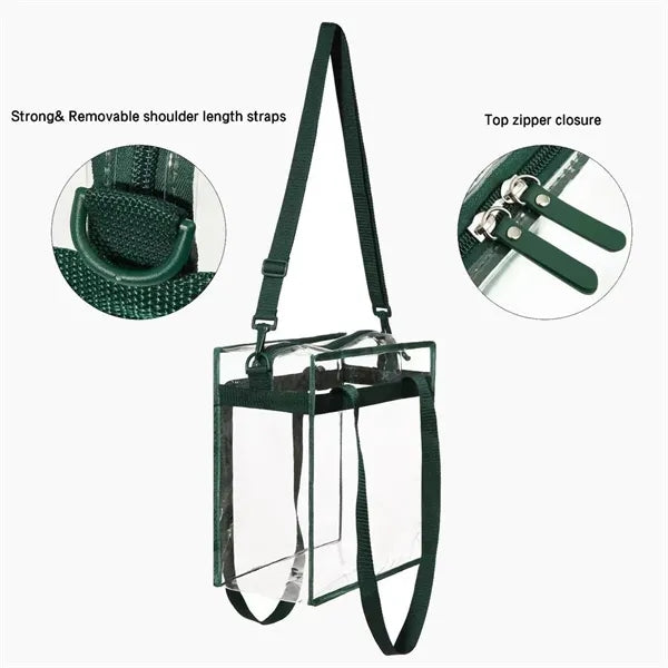 Clear Tote Bag With Zipper