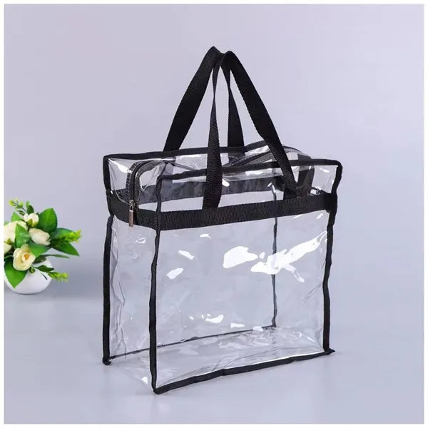 Clear Tote Bag With Zipper