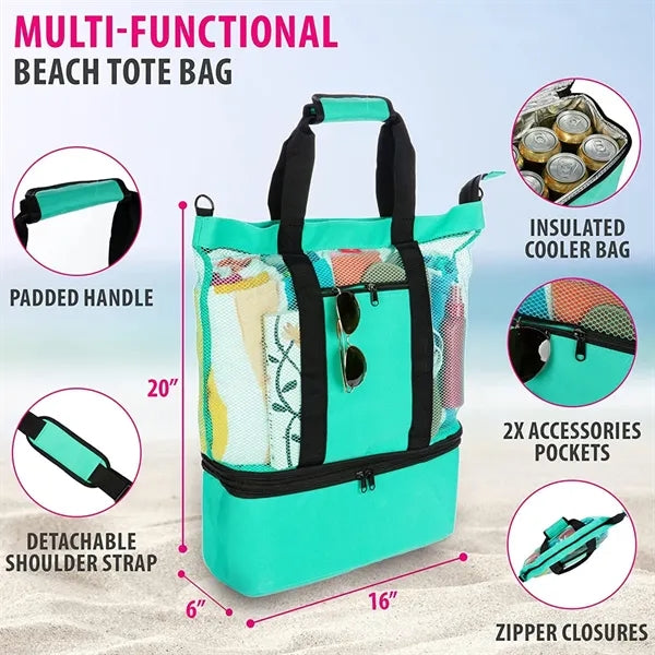 Waterproof Beach Bag with Cooler