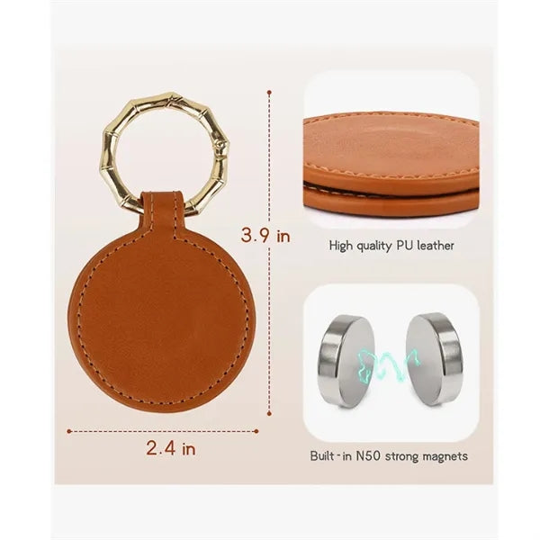 Round Shaped Magnetic Clip for Traveling Handbag Backpack