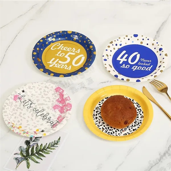 Full Color Imprint Round Disposable Eco-Friendly Part