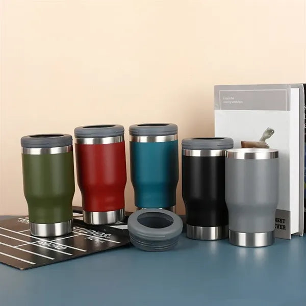 14oz Stainless Steel Can Cooler Beer Bottle Insulator