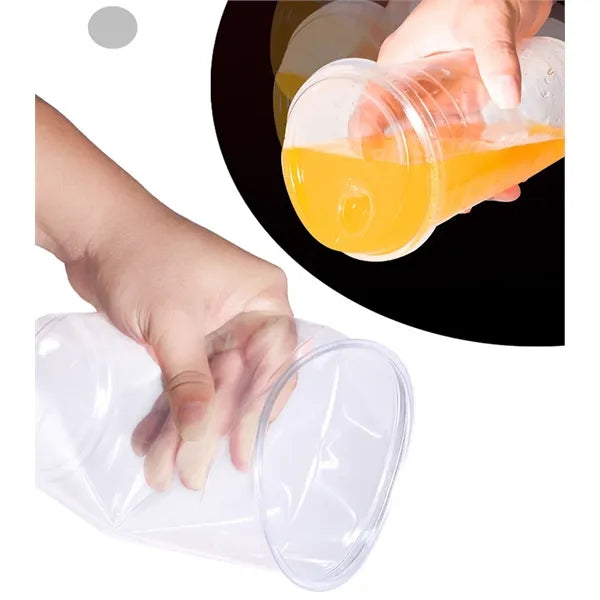 12 /14 oz Disposable Plastic Cup With Lid