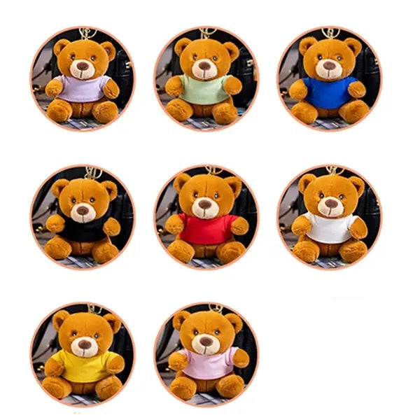Stuffed Animal Teddy Bear Keychain