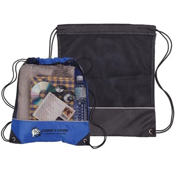 210D Nylon Drawstring Gym& Sports Portable Travel Backpack