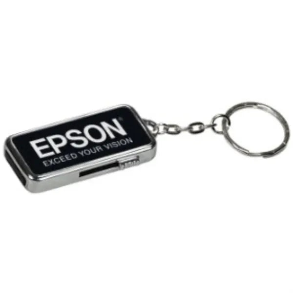 Black Flash Drive with Keychain