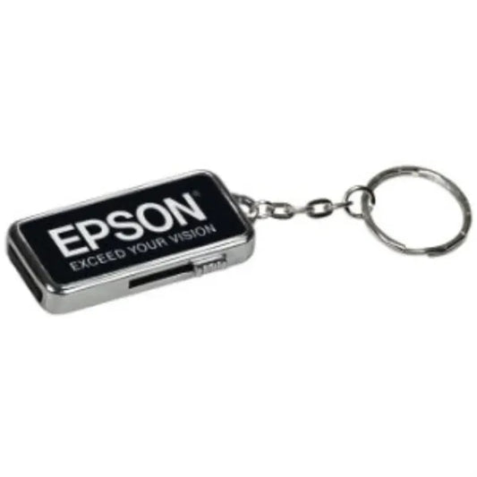 Black Flash Drive with Keychain