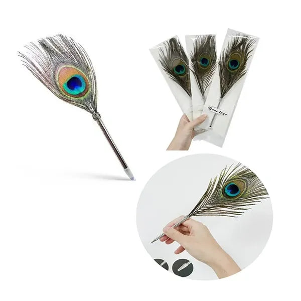 Peacock Feather Ballpoint Gift Pen