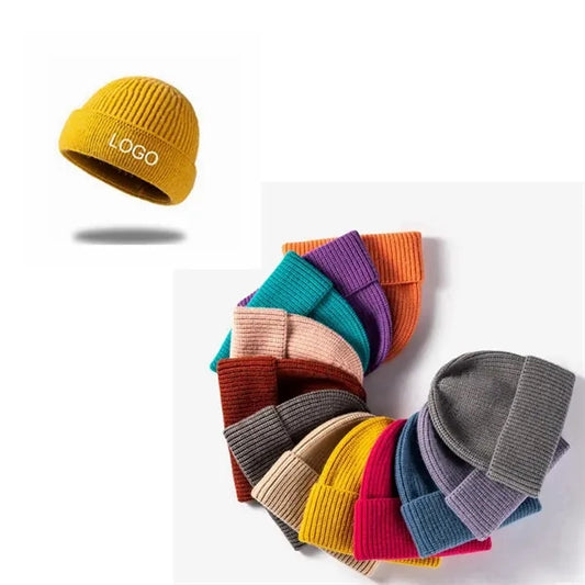 Fall Winter Knitted Slouchy Beanies