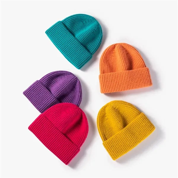 Fall Winter Knitted Slouchy Beanies