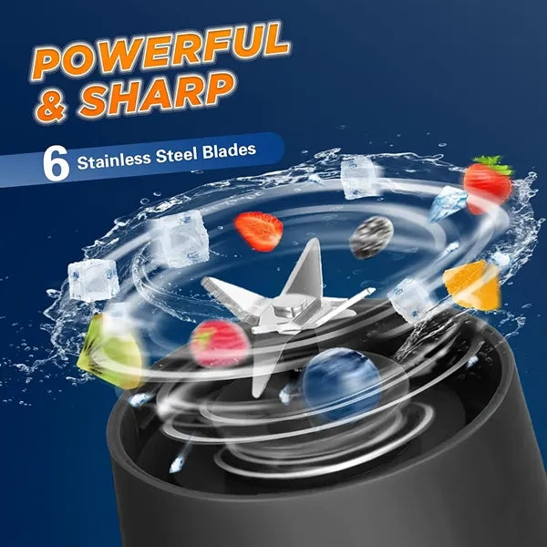 Rechargeable USB Portable Blender for Shakes and Smoothies