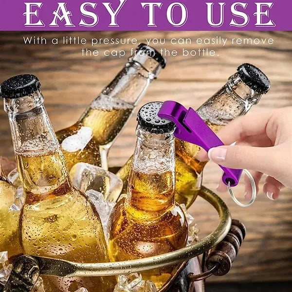 Mini Practical Beer Can Bottle Opener With Key Ring