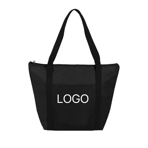 Non Woven Thermal Tote Cooler Bag with zipper