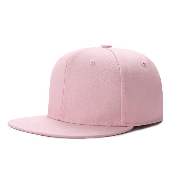 Cotton Twill Snapback Flat Visor Cap-Embroidered