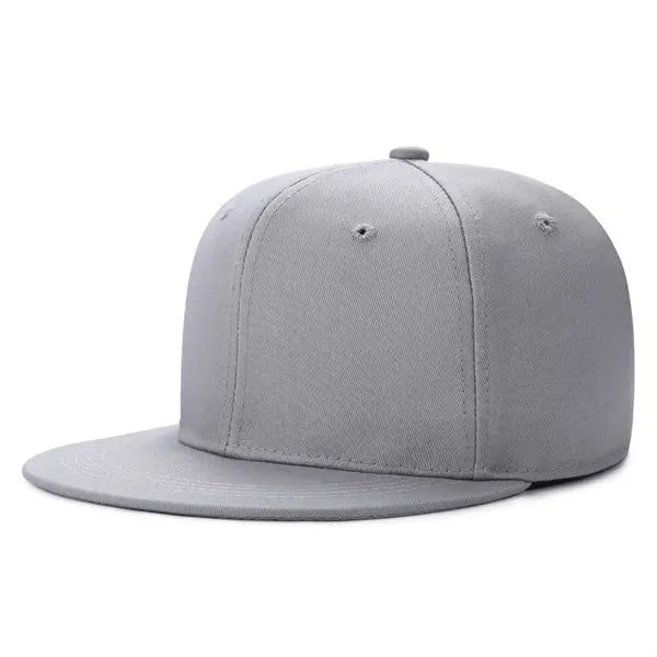 Cotton Twill Snapback Flat Visor Cap-Embroidered