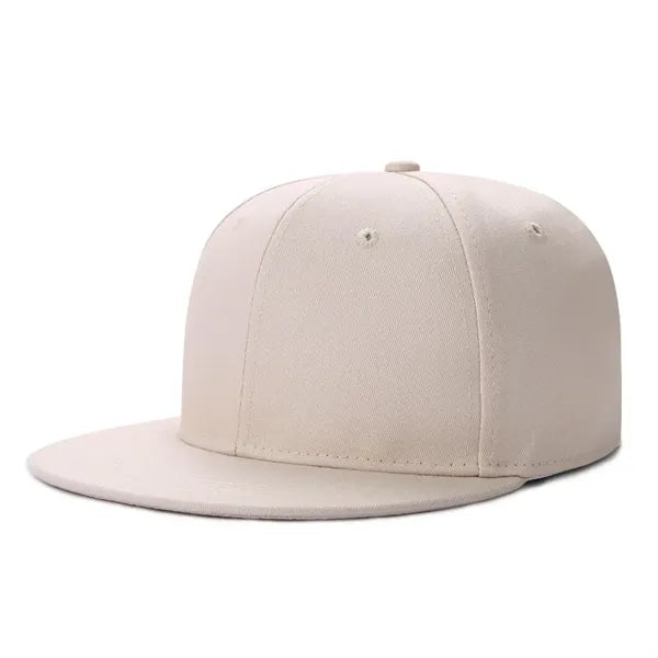 Cotton Twill Snapback Flat Visor Cap-Embroidered
