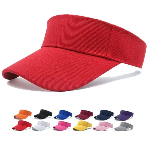 Classic Cotton Twill Sun Visor-Embroidered