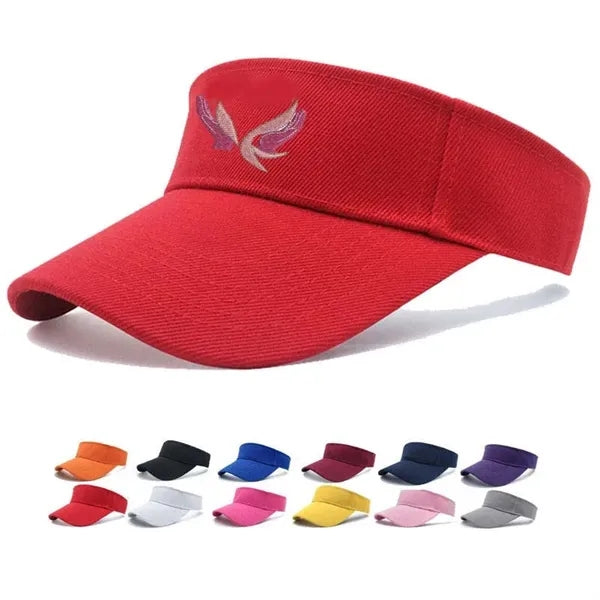 Classic Cotton Twill Sun Visor-Embroidered