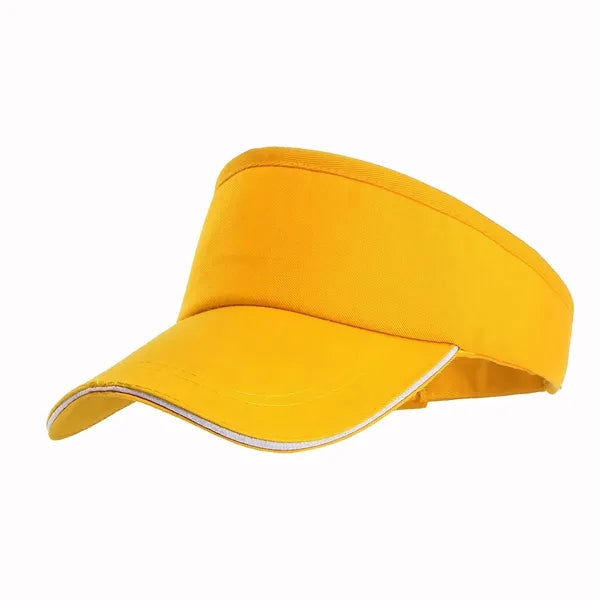 Sports Cap Sun Athletic Visor Hat-Embroidered