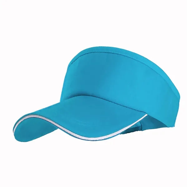 Sports Cap Sun Athletic Visor Hat-Embroidered