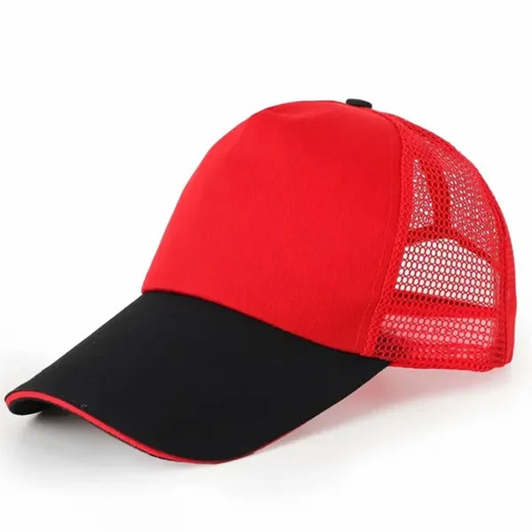 5 Panel Mesh Back Cap-Embroidered